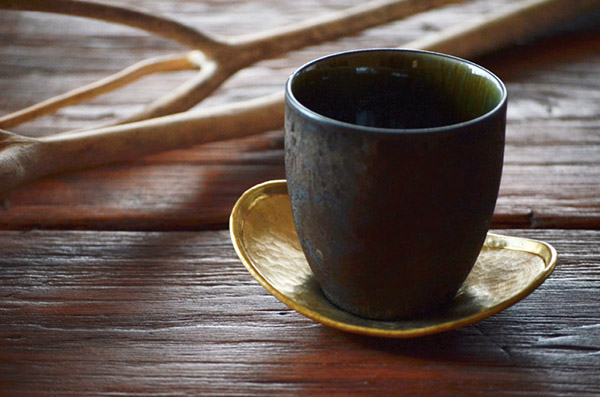 ICHI CHATAKU 真鍮、銅製の茶托